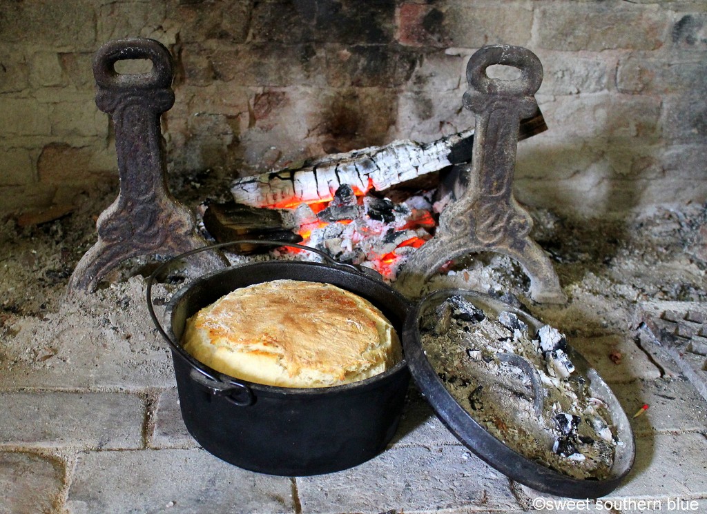 Sourdough bread in dutch oven