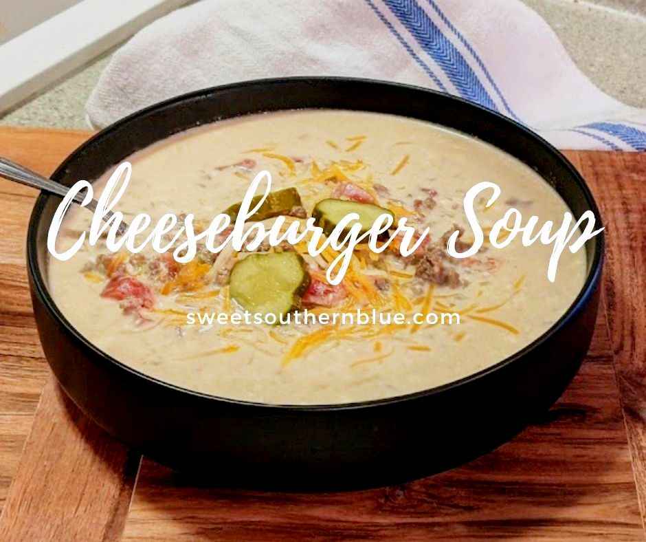 SUPER EASY CHEESEBURGER SOUP